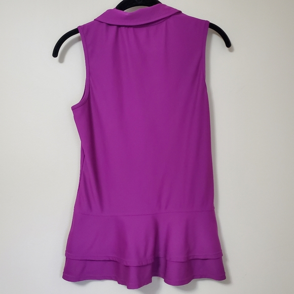 Athleta Wick-It Golf Tank Purple Size XS - Picture 2 of 5